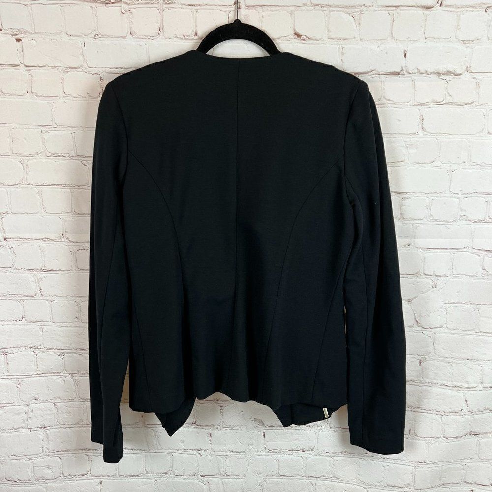 Cache Black Waterfall Open Front Unlined Cardigan… - image 6